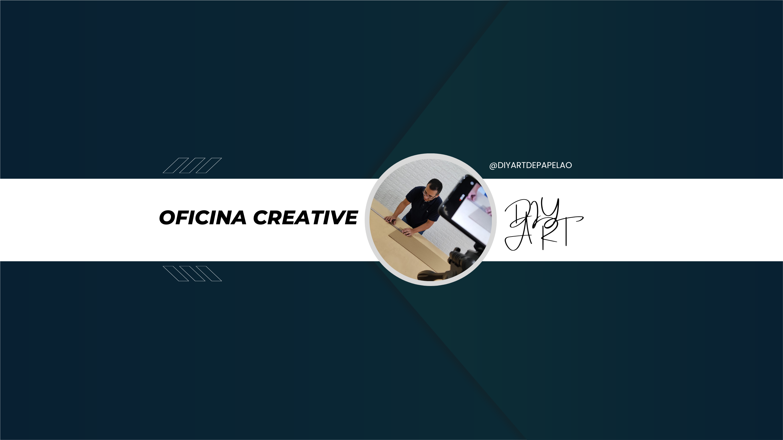 Banner DIY Art de Papelão