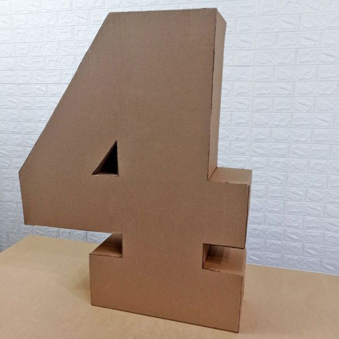 Moldes Número 4 Gigante