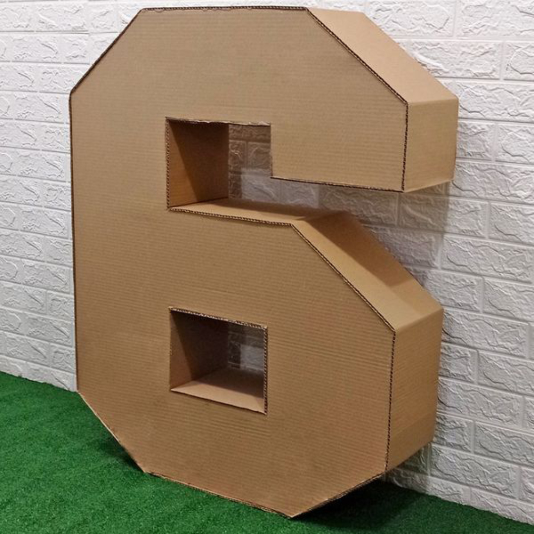 Moldes Número 6 Gigante