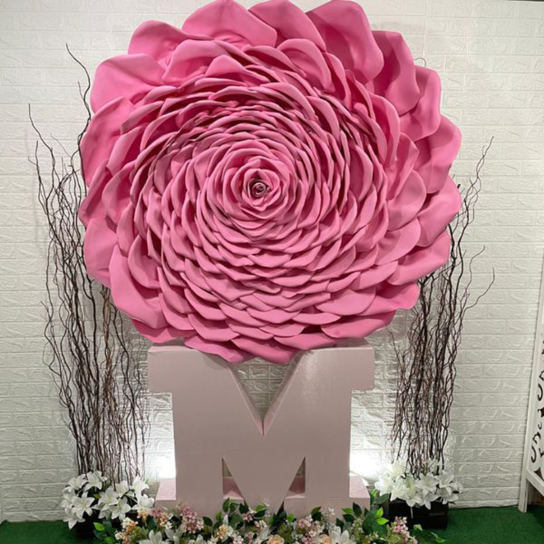 Moldes Rosa Gigante EVA